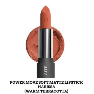 Bite Beauty Power Move Hydrating Soft Matte Lipstick in “Harissa”-New in Box!